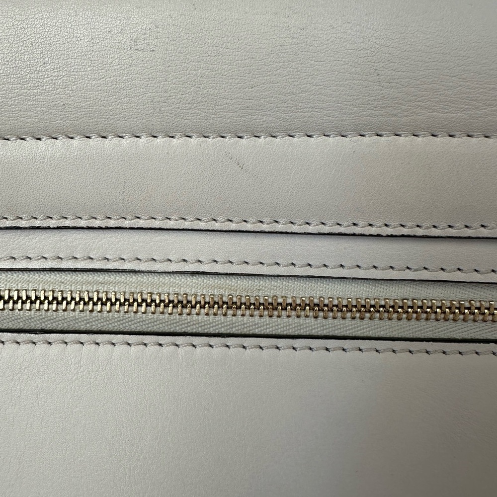 Vintage Celine Python-Trimmed Trapeze Bag - image 6